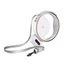 Lesa retractabila cu lanterna LED, Felliner, suport pentru saculeti igienici, reflectorizanta, design ergonomic si modern, anti-soc, 3m, alb