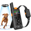 Zgarda electrica 2 in 1 pentru caini, TZ-382, gard wireless + functie de dresaj, raza 10–300m, 3 moduri de corectie sunet, vibratie, soc, baterie 500 mAh, rezistenta la apa IPX7, negru