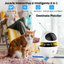 Jucarie interactiva pentru pisici, Felliner, automata 3in1, laser, mingi, panglica, rotatie 360¡, alb