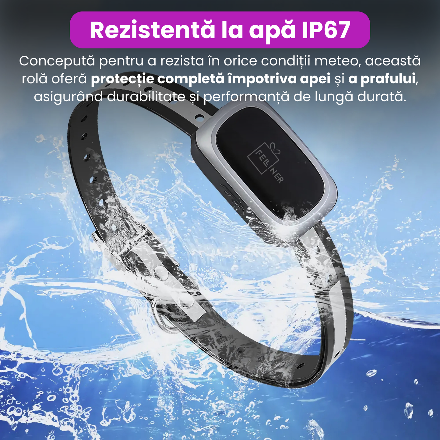 Sistem complet de gard invizibil pentru caini, TZ-861, cu rola de delimitare 200 m, sunet, vibratie, soc, IPX7, baterie reincarcabila de 400 mah, zgarda reglabila, negru
