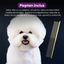 Set de 5 foarfece profesionale pentru tuns animale, cu pieptan si cutie de depozitare, design ergonomic, otel inoxidabil, prevenirea ruginii, rezistent la coroziune, usor de utilizat, auriu