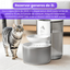Dispenser inteligent de apa pentru pisici, 3L, reincarcabil, autonomie 180 zile, control volum si frecventa, sistem de filtrare in mai multe etape, nivel redus de zgomot, alb