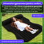 Saltea gonflabila auto, 135x170x18 cm, pompa electrica integrata, PVC si suprafata flocata, design ondulat, pentru calatorii, camping si exterior, utilizare 4 anotimpuri, negru