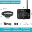 Zgarda electrica dresaj pentru caini, TZ-H0-S24, raza actiune 260 metrii, gard electronic, rezistent la apa IPX65, impuls electrostatic, vibratie si localizare, semnal 2.4G, autonomie 170 zile, negru