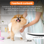 Set de 3 foarfece profesionale pentru tuns animale, cu pieptan si cutie de depozitare, design ergonomic, otel inoxidabil, prevenirea ruginii, rezistent la coroziune, usor de utilizat, negru