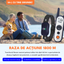 Zgarda electrica dresaj pentru caini, X3, raza actiune 1800 metrii, gard electronic, impuls 30 nivele, vibratie, sunet si localizare, rezistenta la apa, autonomie standby 185 zile, gri