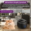 Fantana automata de apa pentru pisici si caini, 2.5 L, filtrare continua, pompa ultra-silentioasa sub 20 dB, protectie dry-run, alimentare USB, filtru pentru impuritati, design modern, negru